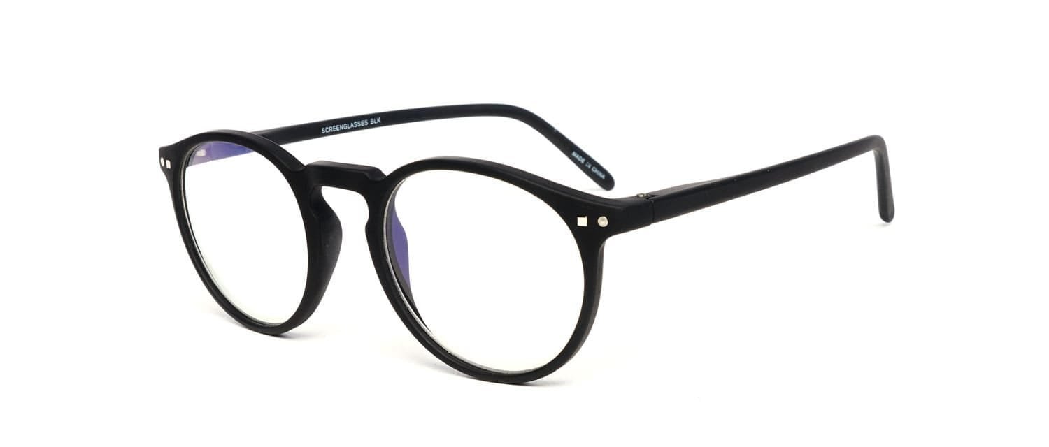 Black model 3 reading glasses side