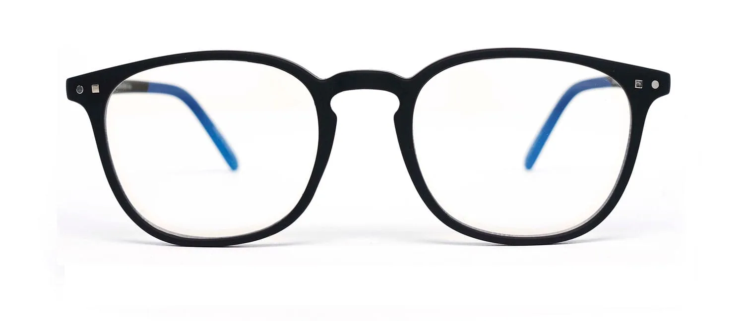 Black model 5 screen glasses front